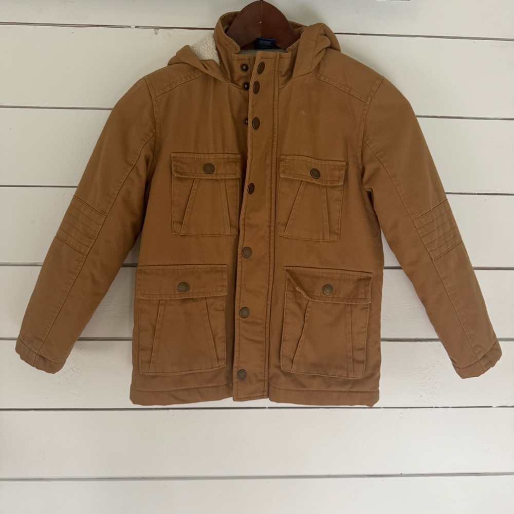 Arizona Jean Co kids’ fleece lined barn coat. Size: 4/5. - Picture 2 of 10